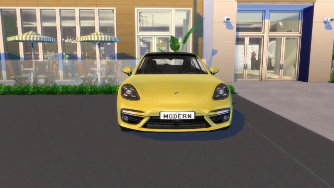 Sims 4 2018 Porsche Panamera Sport Turismo at Modern Crafter CC