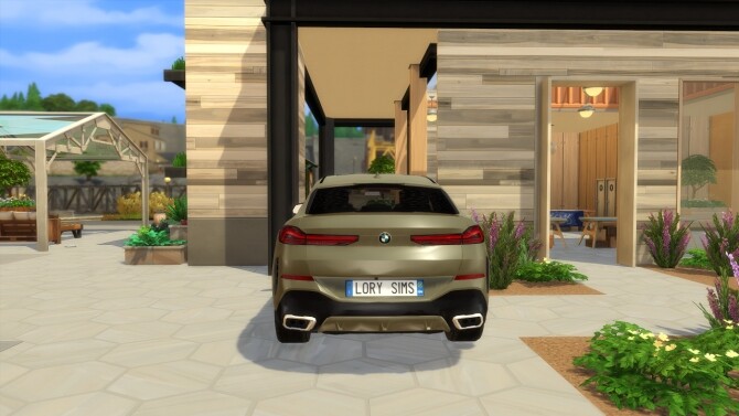 Sims 4 BMW X6 at LorySims