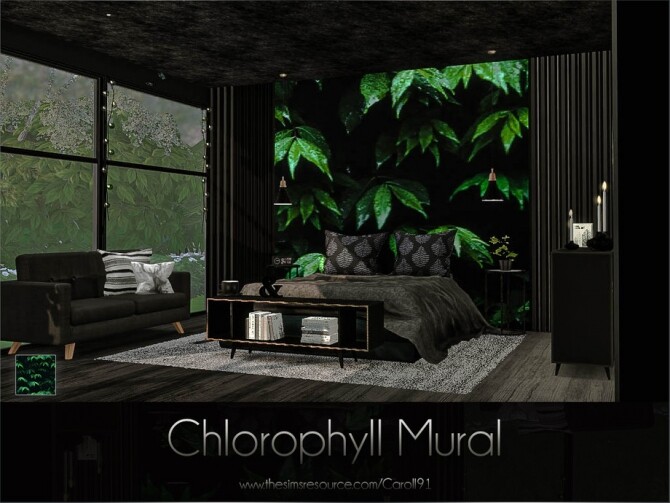 Sims 4 Chlorophyll Mural by Caroll91 at TSR