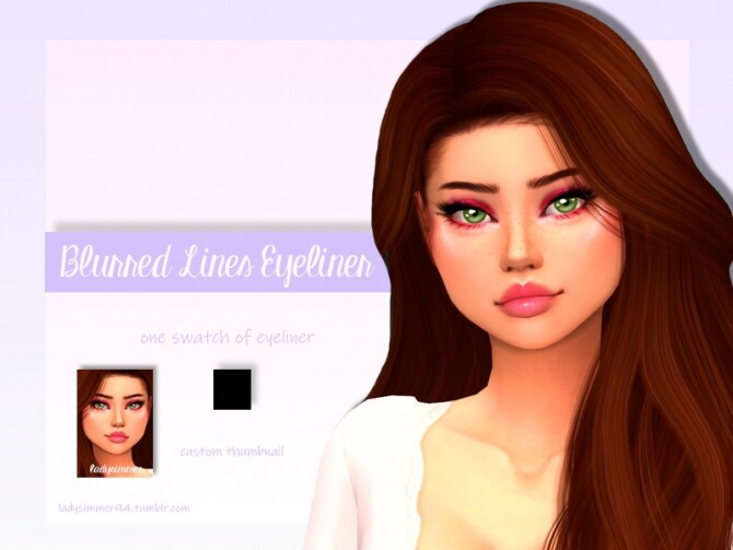 Sims 4 Blurred Lines Eyeliner by LadySimmer94 at TSR
