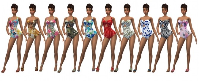 Sims 4 ACCESSORY SWIMSUIT at Sims4Sue