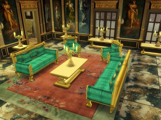 Sims 4 Antique Chinese Rugs Set at Anna Quinn Stories