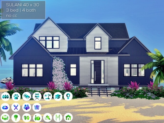 Sims 4 Summer Home by Summerr Plays at TSR