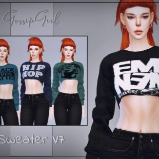 Knitted Outfit by melisa inci at TSR » Sims 4 Updates