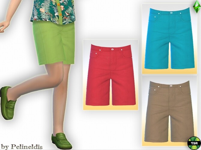 Sims 4 Boys Summer Party Shorts by Pelineldis at TSR