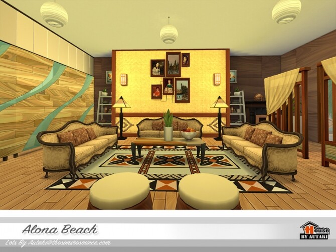 Sims 4 Alona Beach Home NoCC by autaki at TSR