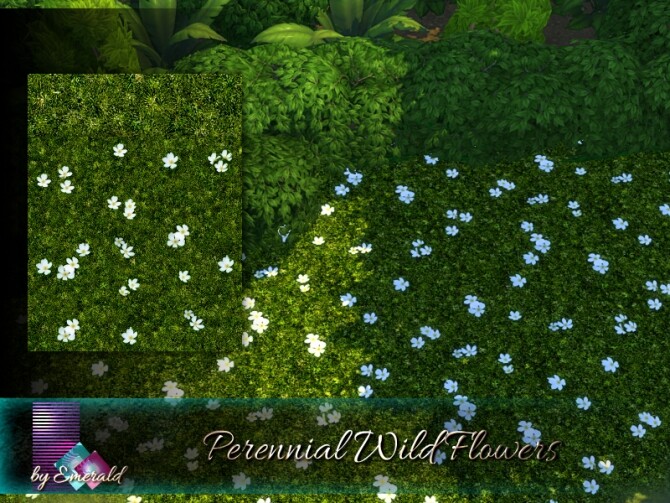 Sims 4 Perennial Wild Flowers by emerald at TSR