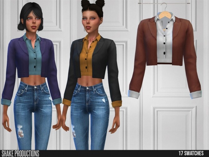 Sims 4 524 Top by ShakeProductions at TSR