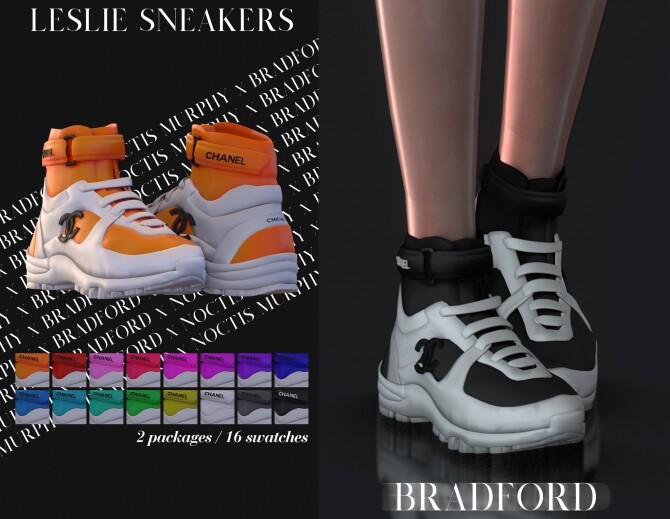 Sims 4 Leslie Sneakers by Silence Bradford at MURPHY