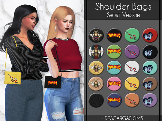 Sims 4 Shoulder Bags   Short Version at Descargas Sims