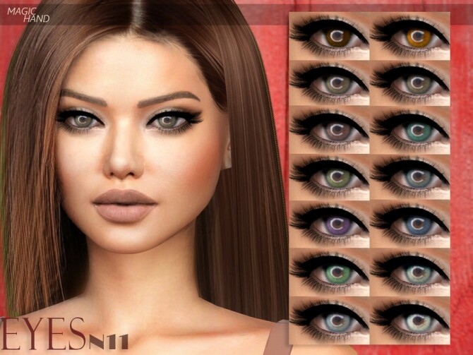 Sims 4 Eyes N11 by MagicHand at TSR