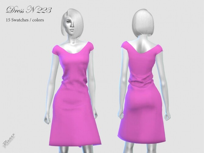 Sims 4 DRESS N 223 by pizazz at TSR