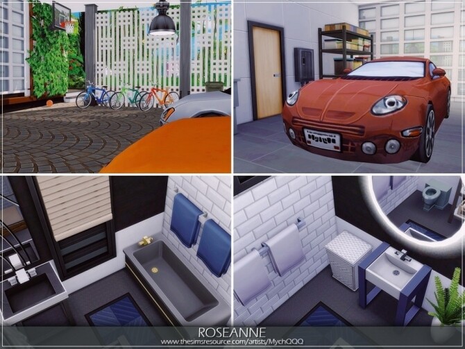 Sims 4 Roseanne home by MychQQQ at TSR