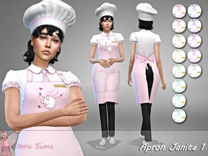 Sims 4 Apron Janite 1 by Jaru Sims at TSR