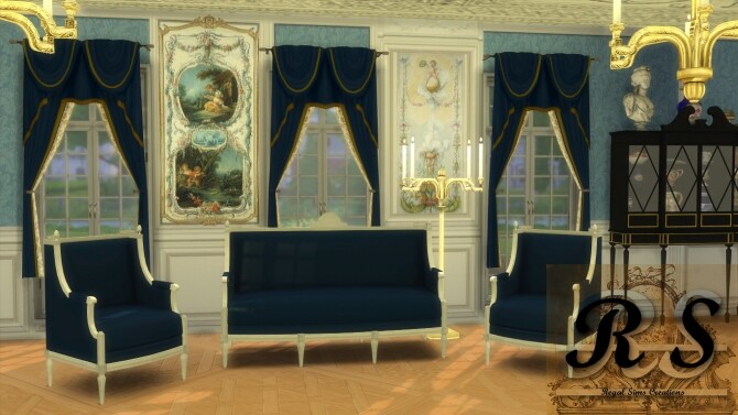 Sims 4 The Neoclassical Living Room at Regal Sims