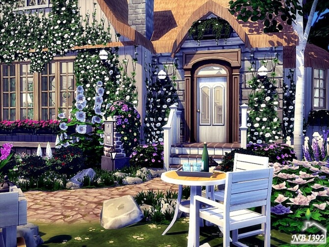 Sims 4 Flower Cottage by nobody1392 at TSR