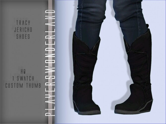 Sims 4 Tracy Jericho Shoes by PlayersWonderland at TSR