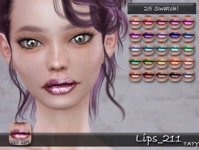 Sims 4 Lips 211 by tatygagg at TSR