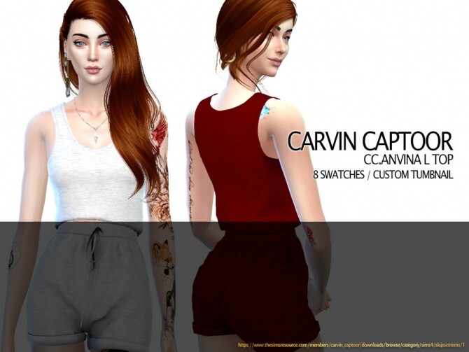 Sims 4 Anvina L Top by carvin captoor at TSR