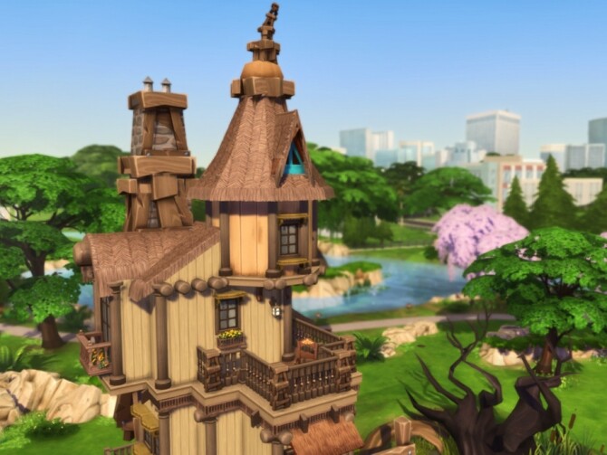 Sims 4 Loony Woody Shack by VirtualFairytales at TSR