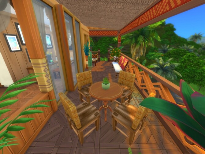 Sims 4 Rocky Jungle Tiny House by A.lenna at TSR