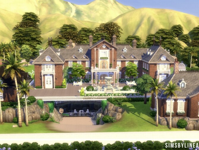 Sims 4 Villain Mansion by SIMSBYLINEA at TSR