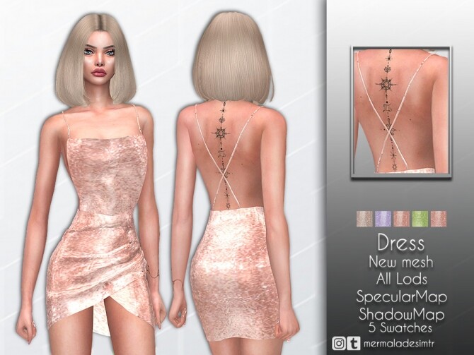 Sims 4 Dress MC59 by mermaladesimtr at TSR