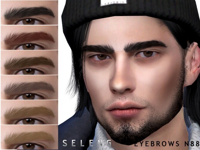 Sims 4 Eyebrows N88 by Seleng at TSR