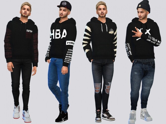 Sims 4 Black Hoodies Co. by McLayneSims at TSR