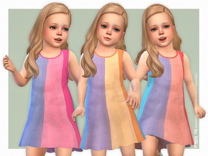 Sims 4 Ruby Dress by lillka at TSR
