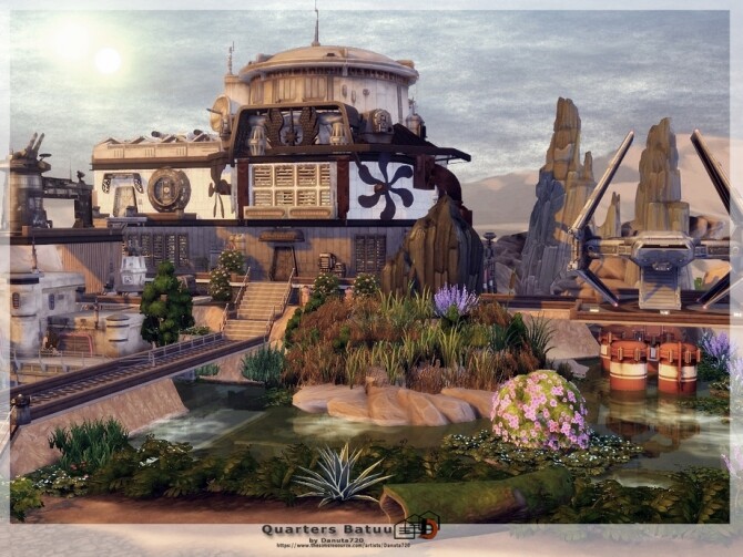 Sims 4 Quarters Batuu by Danuta720 at TSR