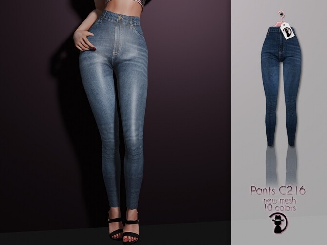 Sims 4 Pants C216 by turksimmer at TSR
