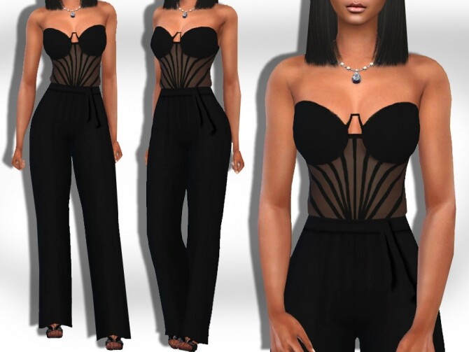 Sims 4 Coctail Overalls by Saliwa at TSR