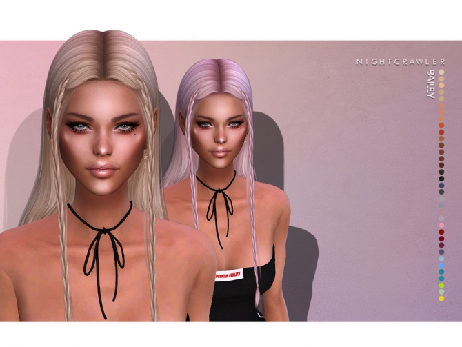Bailey HAIR by Nightcrawler Sims at TSR » Sims 4 Updates
