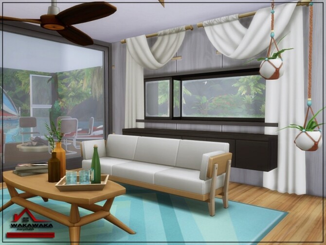 Sims 4 WAKAWAKA Home by marychabb at TSR