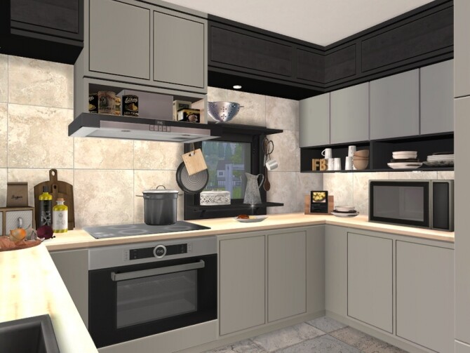 Sims 4 Autumn Kiss Kitchen by fredbrenny at TSR