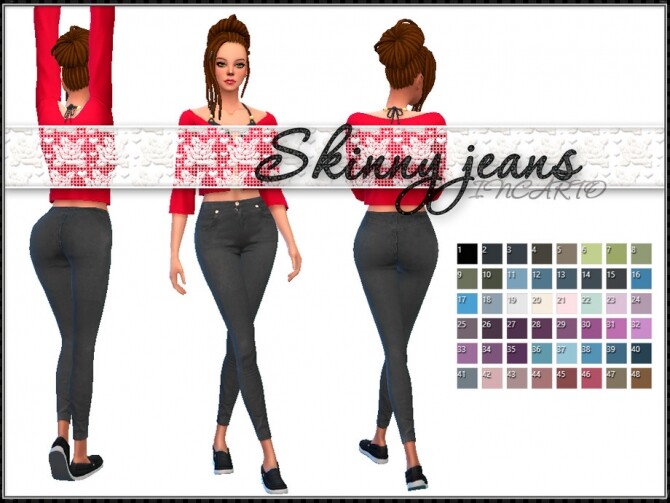 Sims 4 Skinny jeans 1 by Incarto at TSR