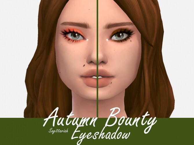 Sims 4 Autumn Bounty Eyeshadow by Sagittariah at TSR