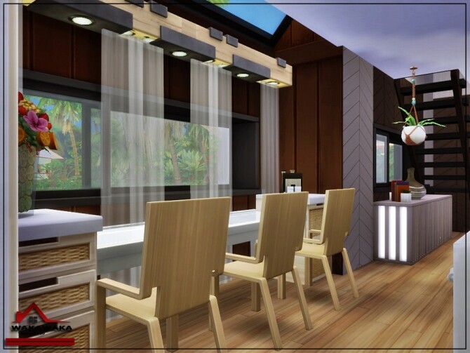 Sims 4 WAKAWAKA Home by marychabb at TSR