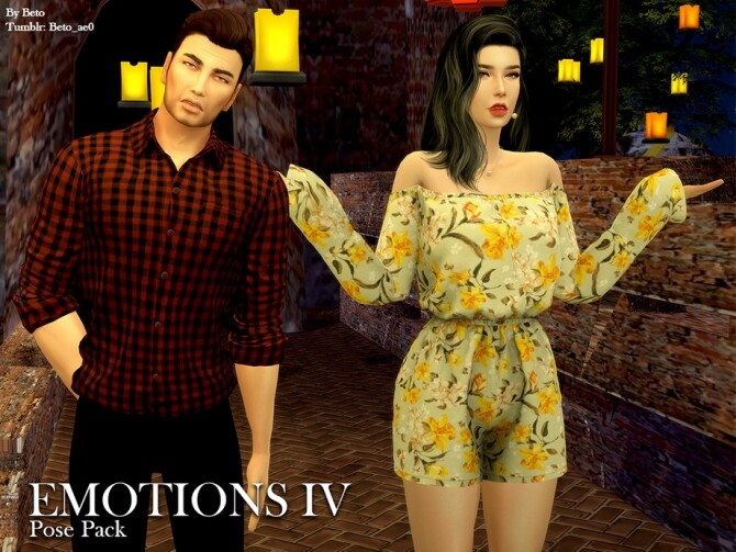 Sims 4 Emotions IV Pose Pack by Beto ae0 at TSR