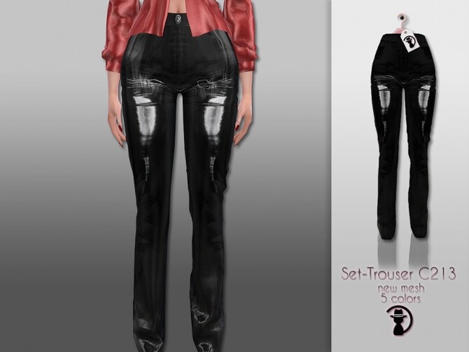 Sims 4 Set trousers C213 by turksimmer at TSR
