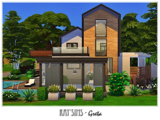Sims 4 Greta house by Ray Sims at TSR