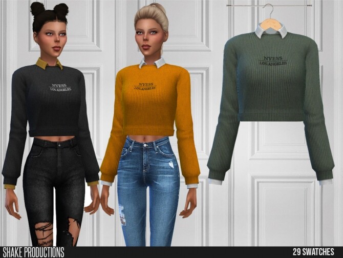 Sims 4 519 Sweater by ShakeProductions at TSR