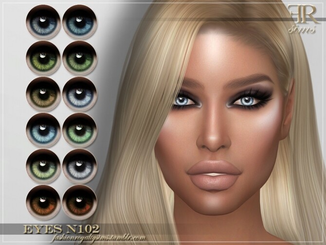 Sims 4 FRS Eyes N102 by FashionRoyaltySims at TSR