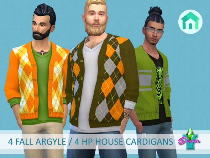 Sims 4 Fall Cardigans feat HP House by SimmieV at TSR
