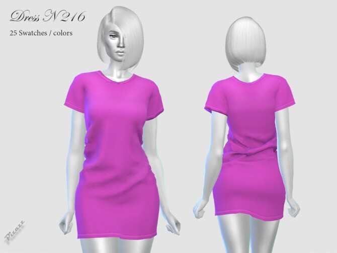DRESS N 216 by pizazz at TSR » Sims 4 Updates