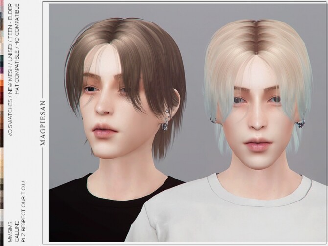Sims 4 Calling Hair by magpiesan at TSR