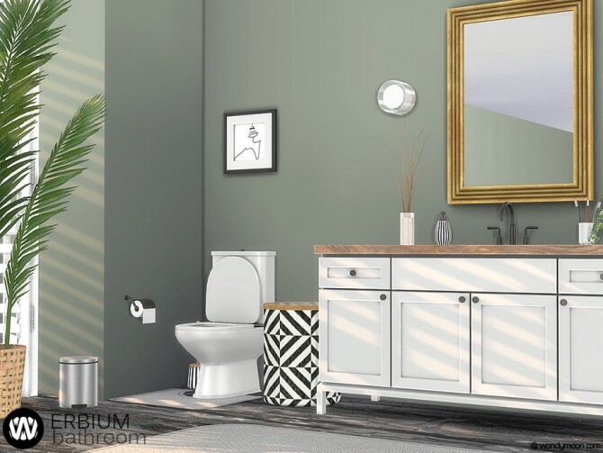 Sims 4 Erbium Bathroom by wondymoon at TSR