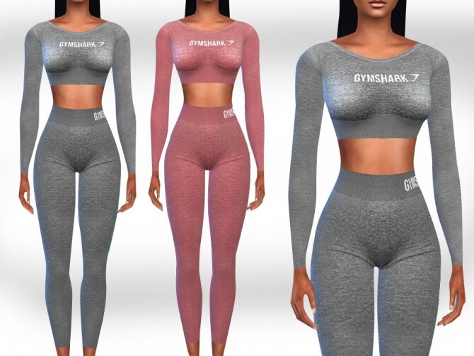 Sims 4 Athletic Full Outfits by Saliwa at TSR