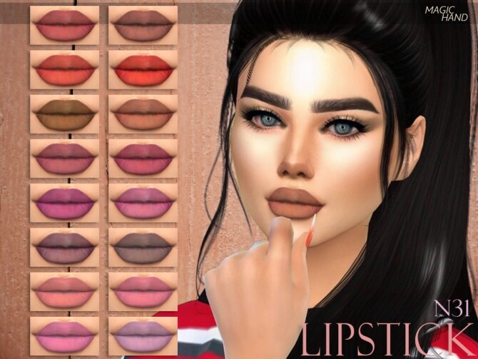 Sims 4 Lipstick N31 by MagicHand at TSR